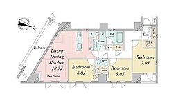 ドゥーエ早稲田 502