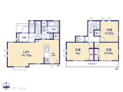 所沢市上安松　13期　新築一戸建て　全2棟