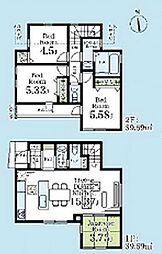 府中市是政3丁目　1期　新築一戸建て　全2棟