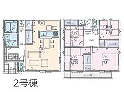 武蔵野市八幡町1丁目 第1 新築一戸建て 全3棟