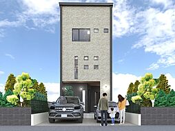 南向き32坪　裏庭テラス計画の土地