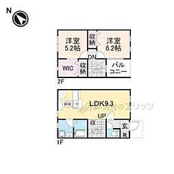 栗東市中沢３丁目の一戸建て
