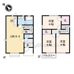 野洲市行畑の一戸建て