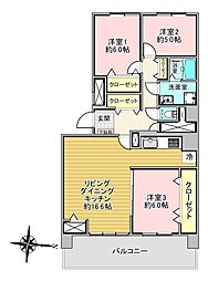 ギャラリーハイツ南2条　B棟 1105