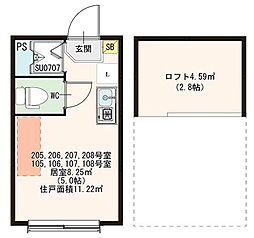 ハーモニーテラス東十条II 208