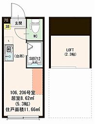 ハーモニーテラス東陽V 106