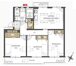 中落合第1住宅　452号棟