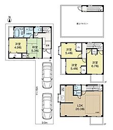 高倉町3丁目戸建て