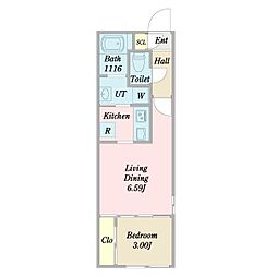 quador吹上VERT 206号室