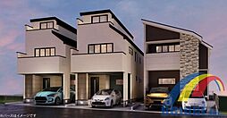 深夜対応可能　登戸3期・・駅もすぐそこ広々3階建の邸宅・・ 3号棟