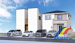 即日見学可能　南子安・陽当良好・南に面した広々お庭付き・ 2号棟