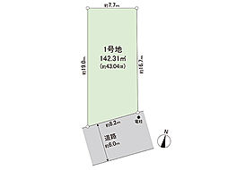 宇都宮市今宮2丁目 土地　1号地