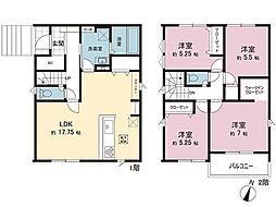 宇都宮市清原台17期　戸建　1号棟