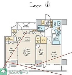 クレストコート中野富士見町 801