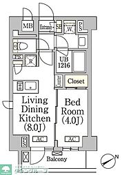 レジディア高田馬場 201