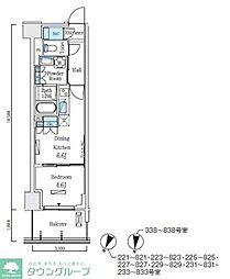 ロイヤルパークス赤羽ノース 438