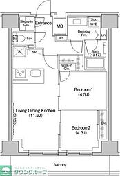 ザ・パークハビオ入谷 1403