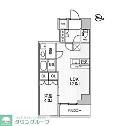 コンフォリア・リヴ千住 1302