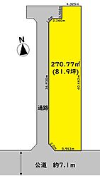 越谷市船渡　売地