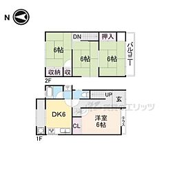枚方市津田東町2丁目の一戸建て