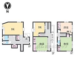 奈良市あやめ池北１丁目の一戸建て
