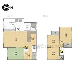 奈良市富雄元町４丁目の一戸建て