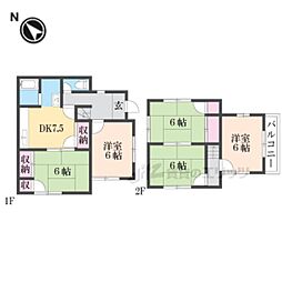 生駒市俵口町の一戸建て