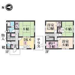 ガーデンヒルズ高の原8棟 8B