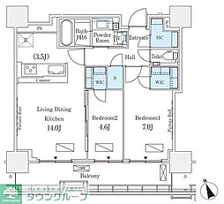 ロイヤルパークス品川 1006