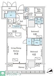 ロイヤルパークス品川 2311
