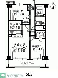 ソサエティ柿の木坂アネックス 505