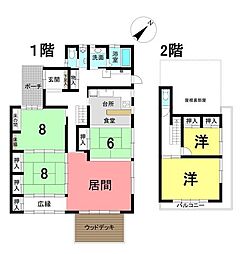 大字緒川字鰻池　中古戸建