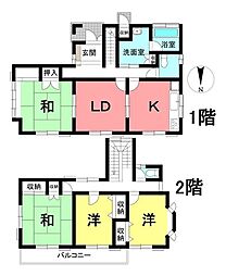 大字緒川字上高根台　中古戸建