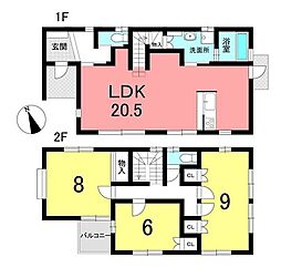 大字藤江字ふじが丘　中古戸建