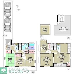 蕨市中央７丁目の一戸建て