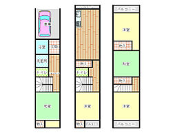 西加賀屋３丁目中古戸建