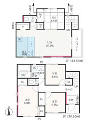 相模原市南区新戸　第1　全4棟　新築戸建 3号棟