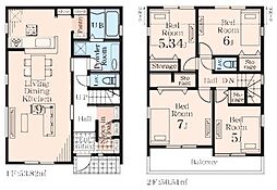 伊勢原市高森台 第2 全2棟 新築戸建 1号棟
