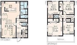伊勢原市高森台　第2　全2棟　新築戸建 2号棟