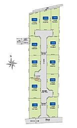 秦野市渋沢　全11区画　建築条件なし売地 1号地