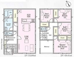 南足柄市中沼　第12　全9棟　新築戸建 3号棟