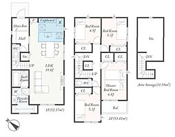秦野市堀山下　第2　全4棟　新築戸建 3号棟