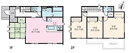 平塚市上平塚　2期　全3棟（今回販売2棟）新築戸建 2号棟