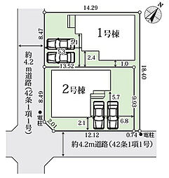 加古川市別府町新野辺2期2棟　　山陽電鉄「浜の宮駅」徒歩10分 1号棟