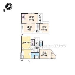 八幡市橋本栗ケ谷の一戸建て