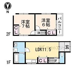 八幡市八幡小松の一戸建て