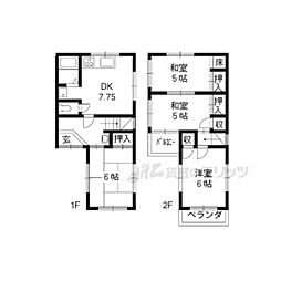 枚方市池之宮2丁目の一戸建て