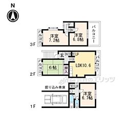 八幡市八幡盛戸の一戸建て