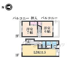 枚方市東船橋2丁目の一戸建て