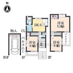 枚方市招提大谷３丁目の一戸建て